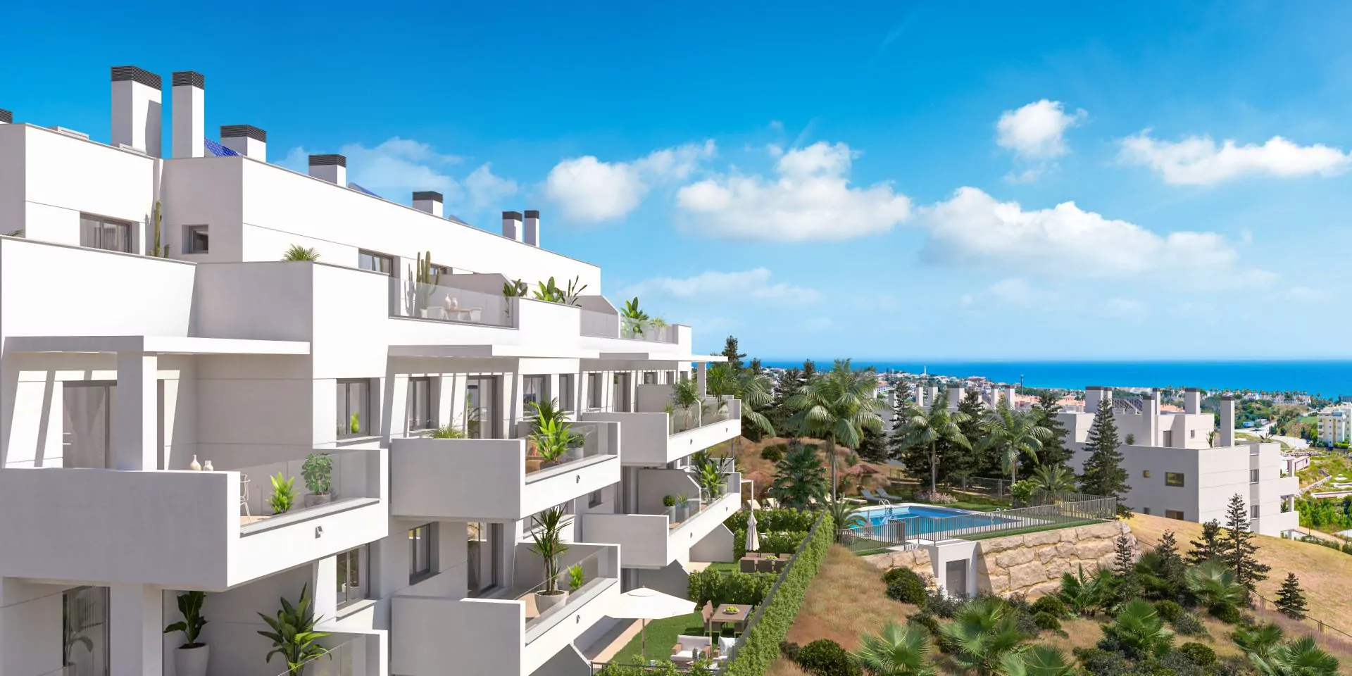 2- 3 bedroom apartments in Mijas Costa — foto 2